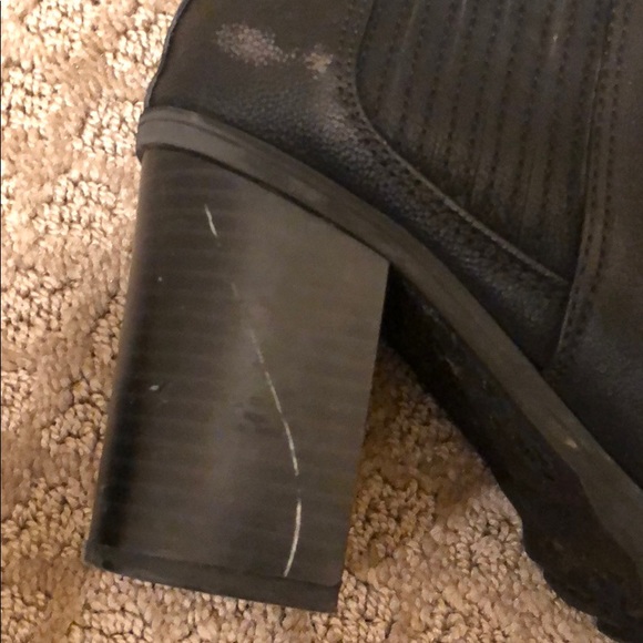 Chunky Black Booties - Picture 5 of 6